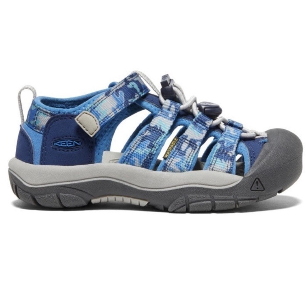 KEENS Little Kids' Newport H2 camo cobalt boys 2